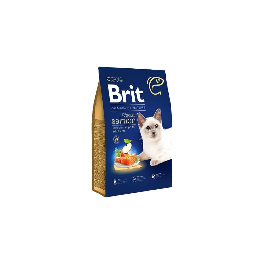 Brit Premium by Nature Cat Adult Salmon